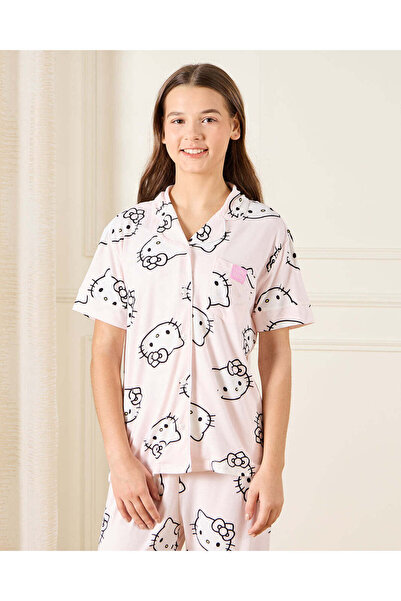 REDTAG Senior Girls Pink Hello Kitty Yummy Set (2 Piece)