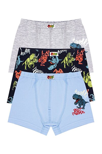 Öts Αγόρια Μπόξερ Τριπλό Συσκευασία με στάμπα (96% βαμβάκι - 4% ελαστάνη)
