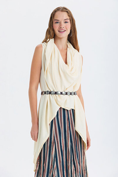 Clandestino سترة تريكو فضفاضة باللون البيج