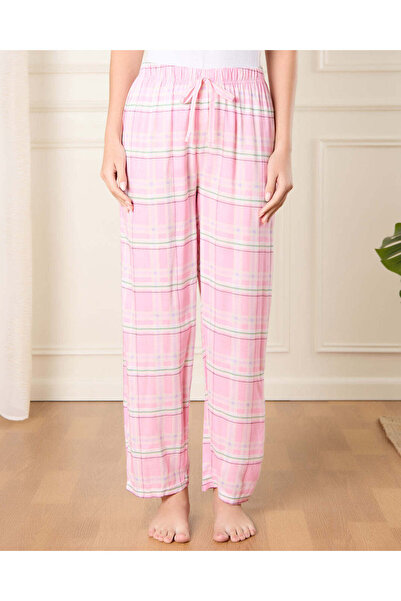 REDTAG Women Pink And Apricot Pyjama Bottom Set (Pack Of 2)