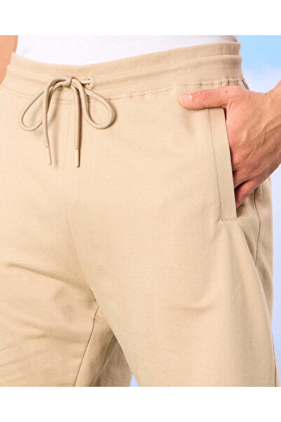 REDTAG Men Beige Active Shorts