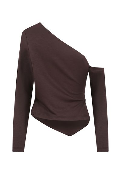 La Sarta Reine Set Lower Upper Brown Suit