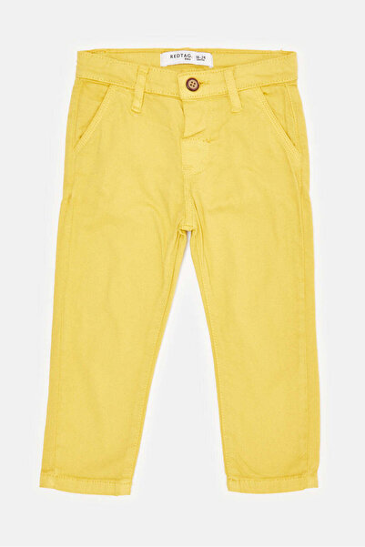 REDTAG Infant Boys Mustard Chino Pant