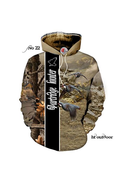 HT Outdoor Keklik Avına Özel Polar Sweatshirt Modeli