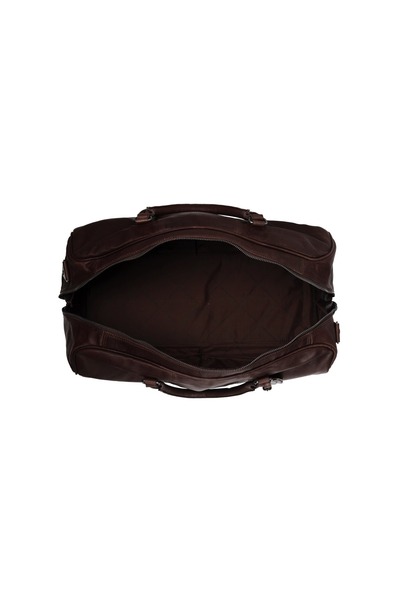The Chesterfield Brand The Chesterfield Brand unisex travel bag, soft leather, William, Dark brown