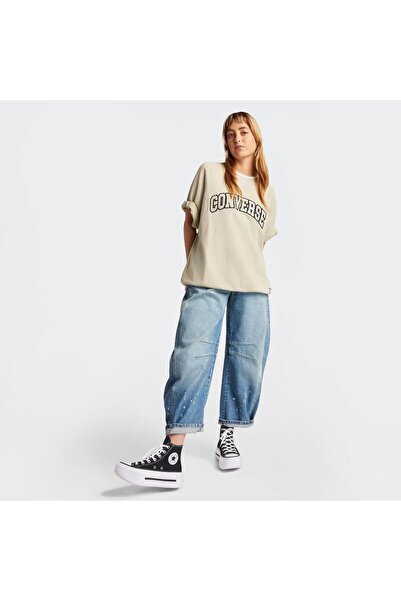 Converse A12975C-K Chuck Taylor All Star Lıft Double Stack Kadın Spor Ayakkabı Siyah