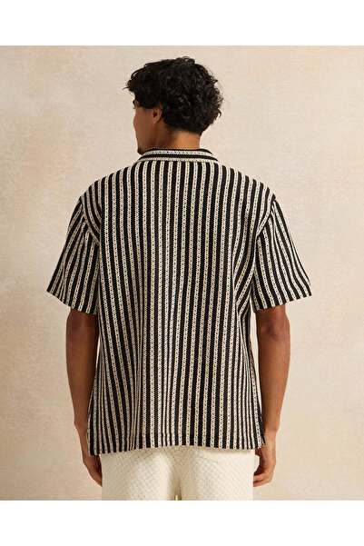 REDTAG Men Black Lounge Shirt