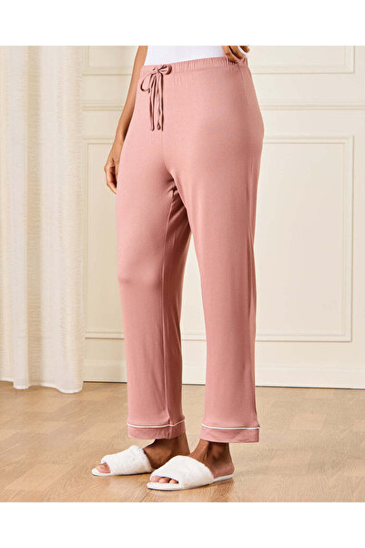 REDTAG Women Pink Collared Pyjama Set (2 Piece)