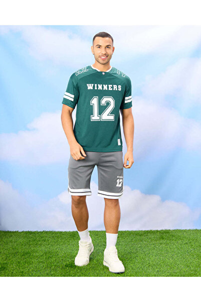 REDTAG Men Grey Active Shorts