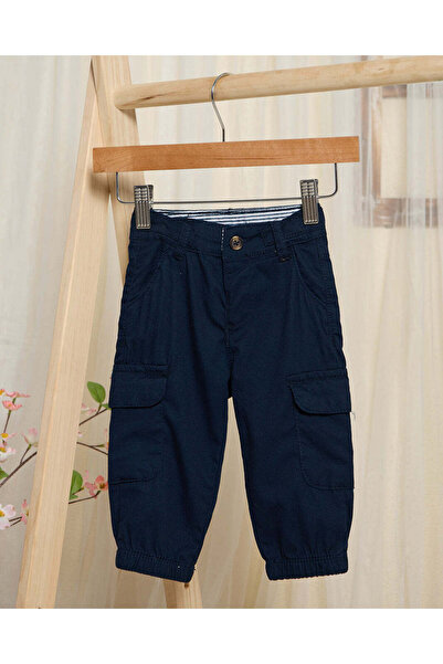 REDTAG Infant Boys Navy Cargo Trouser
