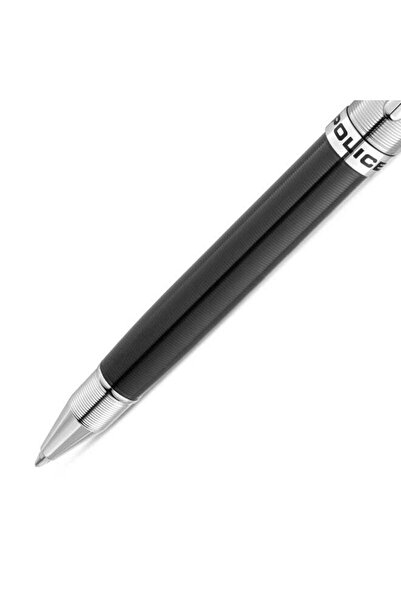 Police Corbel Pen with Silver and Black Plating