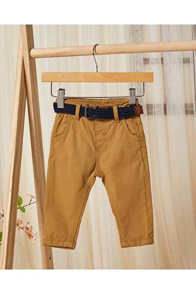 REDTAG بنطال دوبي بيج بحزام للأولاد الرضع