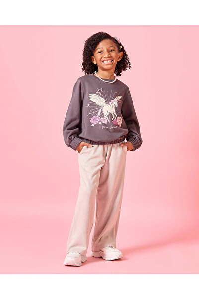 REDTAG Girls Beige With Bow Trouser