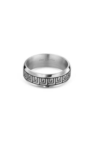 Guy Laroche خاتم تشارلي 4 الفضي للرجال 62 مم