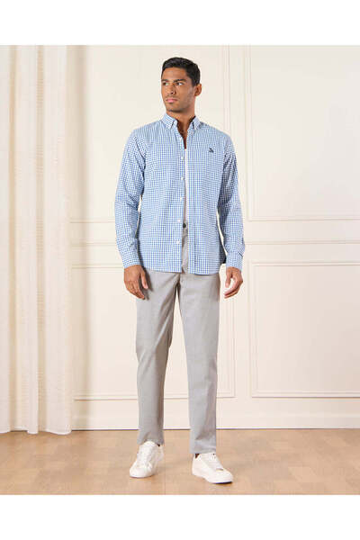 REDTAG Men Grey Formal Trousers