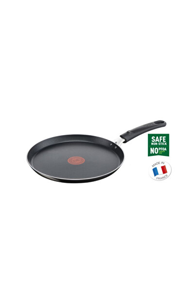 TEFAL Simply Clean Pancake Pan, Thermo-Signal, Titanium Non-Stick Coating, 25 cm