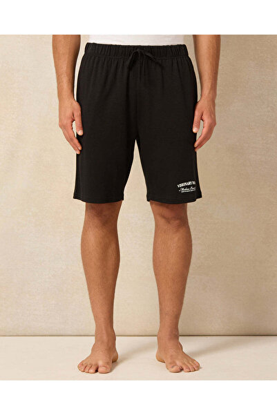 REDTAG Men Black And White Visionary Maker Print Pyjama Set (2 Piece)