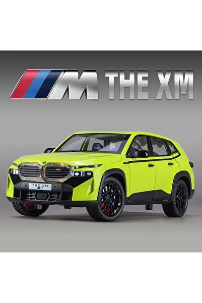 scntoys سيارة BMW XM باللون الأخضر موديل دايكاست 1:24 أبواب قابلة للفتح وغطاء...