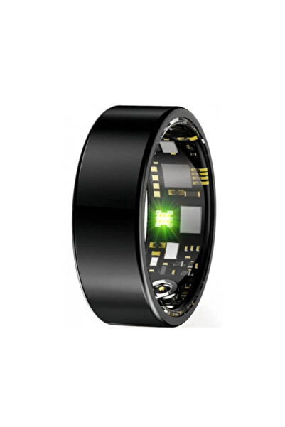 Generic Smart Fitness Ring (Size #8) — Heart Rate, SpO2, Sleep & Activity Tracker with Charging Case