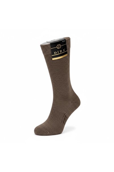 zhrcollection 6-Pack Wool Socks Real Wool Genuine Warmth Gray-Brown-Black-Smoked