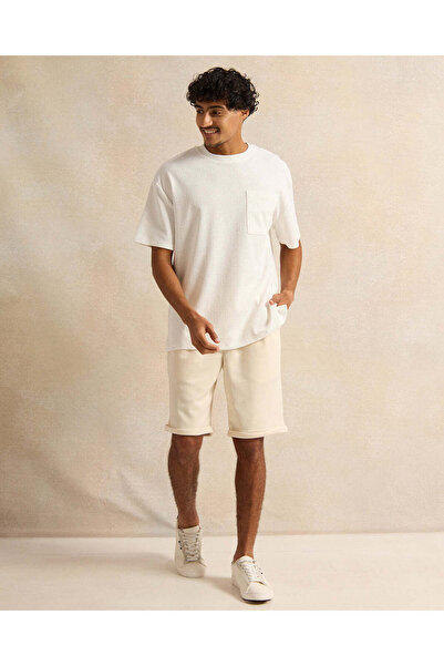 REDTAG Men Beige Active Shorts