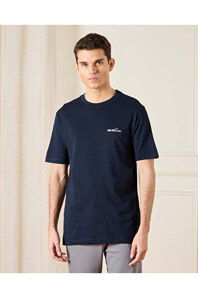 REDTAG Men Navy And Grey Pyjama Set (2 Piece)