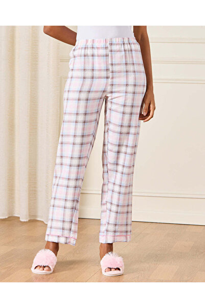 REDTAG Women Blue And White Collared Pyjama Set (2 Piece)