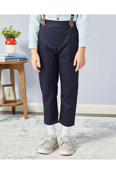 REDTAG Boys Green Shirt And Navy Pants Set (3 Piece)