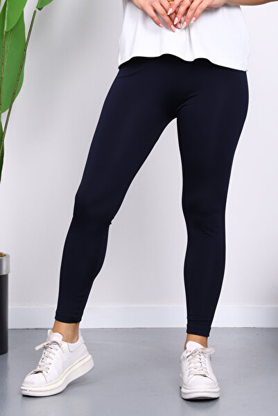 İmajButik Navy Blue High Waist Diver Tights