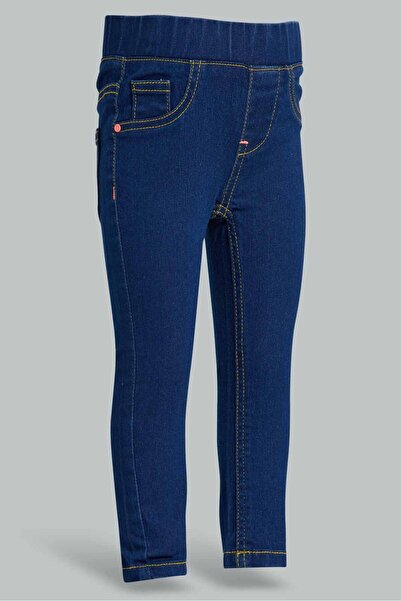 REDTAG Navy Jegging For Baby Girls