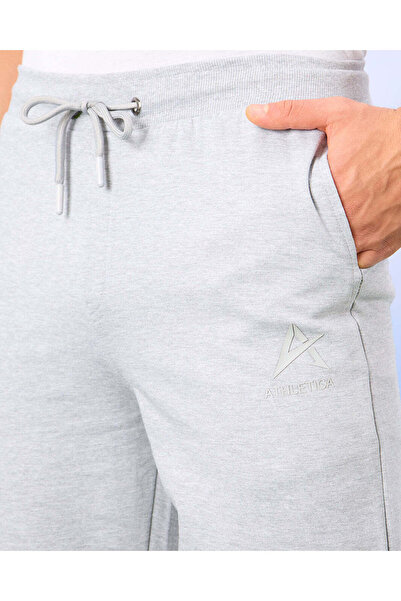 REDTAG Men Grey Solid Active Shorts