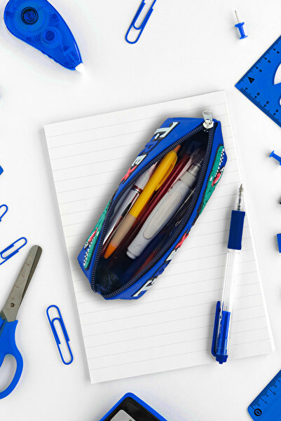 omilife T-Rex Designed Pvc Pencil Case – Durable Silicone Construction, Stylish and Convenient Storage for Kids K