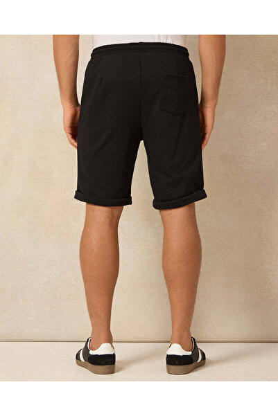 REDTAG Men Black Plain Active Shorts