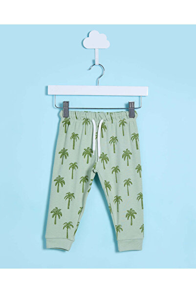 REDTAG Infant Boys Green Printed Pyjama Set (2 Piece)