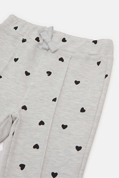 REDTAG Infant Girls Ecru Printed Trousers