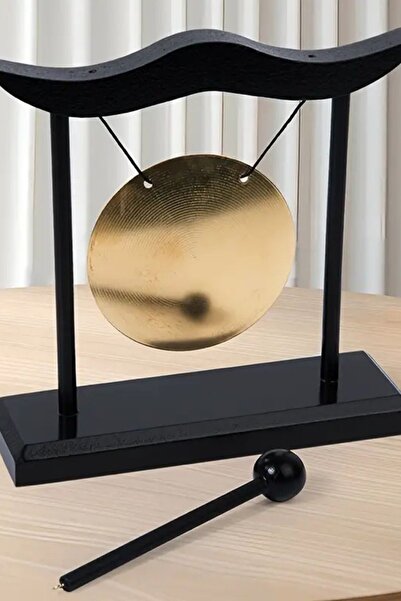 RaHan لوحة معدنية للطاولة بتصميم يين يانغ من النحاس الأصفر للفنغ شوي مع إمكان...