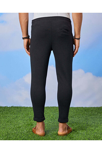 REDTAG Men Black Smart Trousers