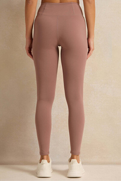 REDTAG Women Brown Active Leggings