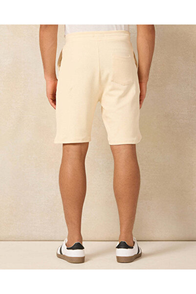 REDTAG Men Ivory Lounge Shorts