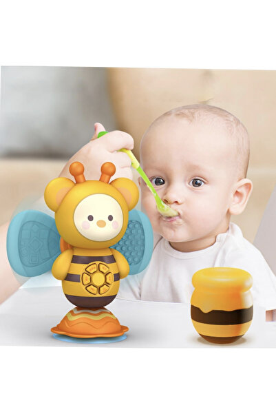 Krista Jucărie interactivă cu sunete, butoane și elemente pentru dentiție - Bee Bee