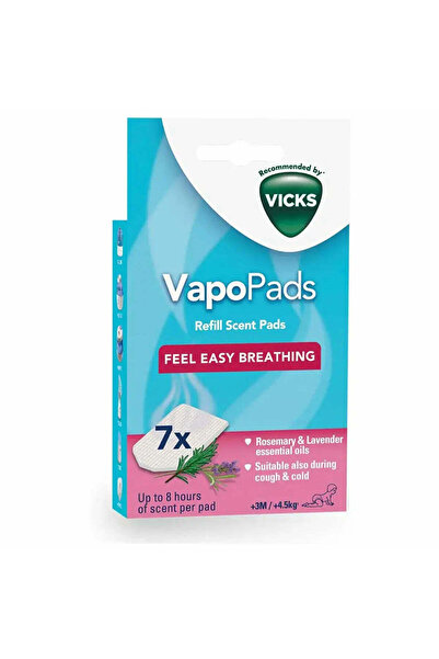Vicks Comforting Vapo Pads Refill Scent Pads Rosemary & Lavender - 7 Packs