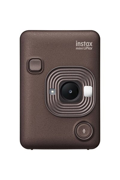Fujifilm INSTAX MINI LiPlay Deep Bronze - Hybrid Instant Camera (1x10 film & Akyta magnetic frame)
