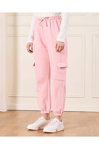 REDTAG Senior Girls Pink Cargo Pocket Pants