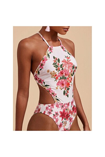 OEM Women's one-piece swimsuit with open back Multicolor – FITINT 039