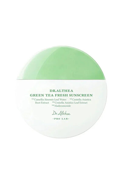Dr. Althea Green Tea Fresh Sunscreen SPF50 PA++++, Mattifying sunscreen with green tea, 45ml