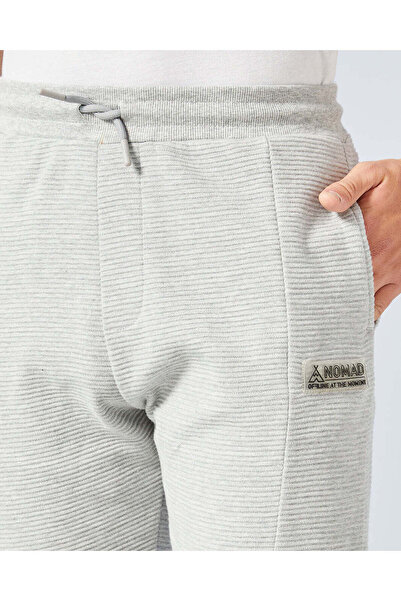 REDTAG Senior Boys Grey Ottoman Track Pants