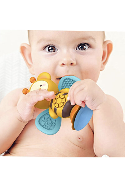 Krista Jucărie interactivă cu sunete, butoane și elemente pentru dentiție - Bee Bee