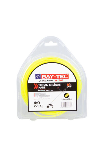 hırdavatevreni BAY-TEC TIRPAN MİSİNASI KARE 3.0MM x51MT