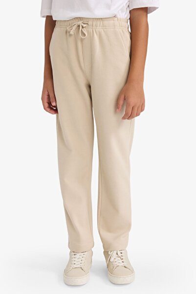 DeFacto Boy's Elastic Waist Standard Leg Trousers G3727A825Au