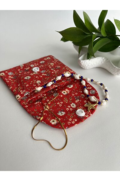 Fynbos Premium Handmade Floral Pattern Fabric Mini 3 Compartment Wallet 11X9 cm – Multi-Purpose Women's Accessory